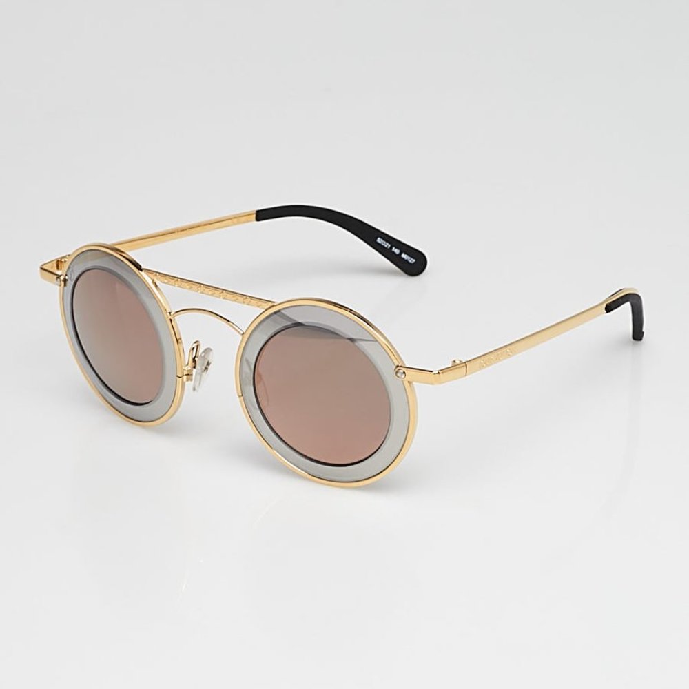 LOUIS VUITTON | Goldtone Metropolis Sunglasses